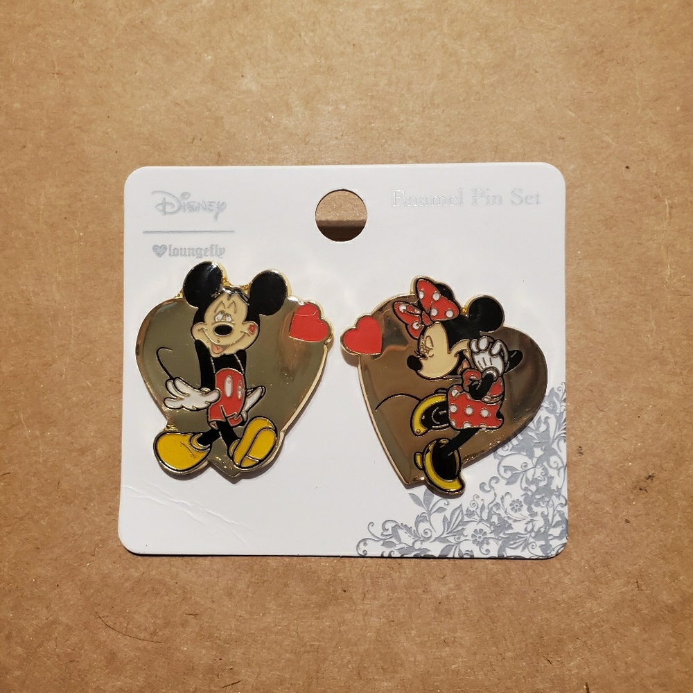 Disney Loungefly Enamel Pin Set